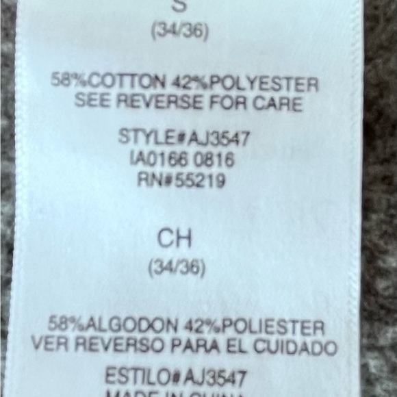 Patriotic Mickey Mouse Front Zip Hoodie Sweatshirt Fleece in Grey Size S - Picture 12 of 12